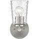 Ashli Indoor Wall Sconce Wall Light in Brushed Nickel